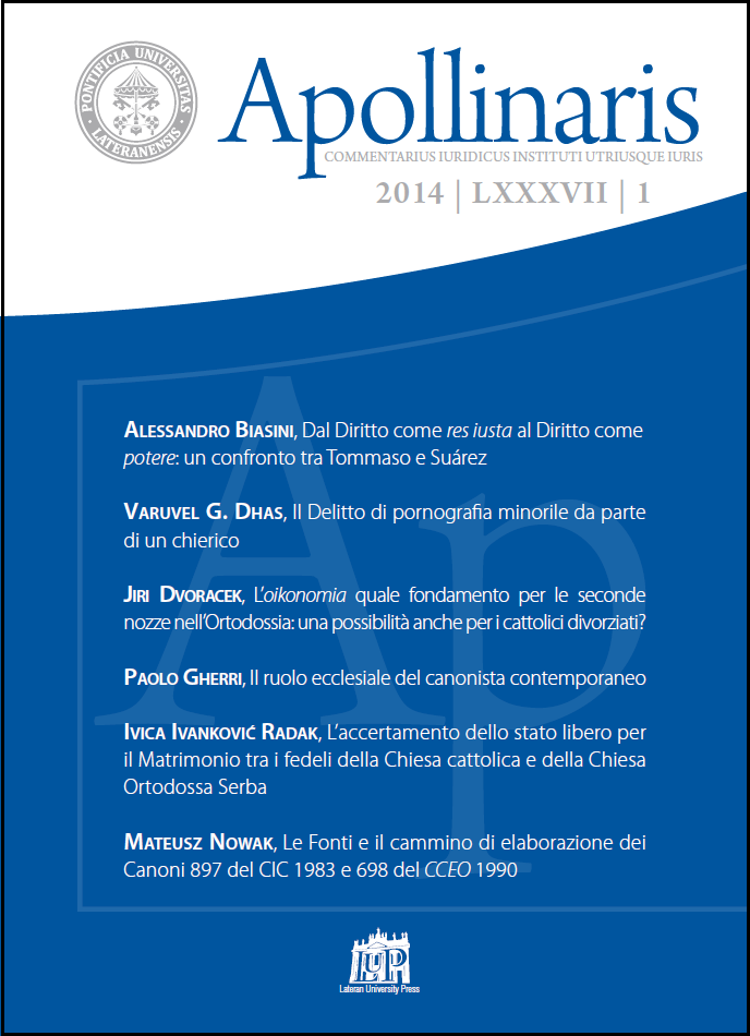 Apollinaris 2014/LXXXVII/1