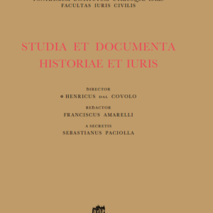 Studia et Documenta Historiae et Iuris  LXXX/2014