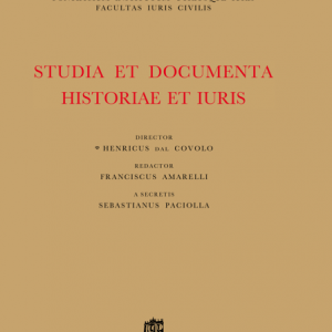 Studia et Documenta LXXIX - 2013 fasc. I [eBook]