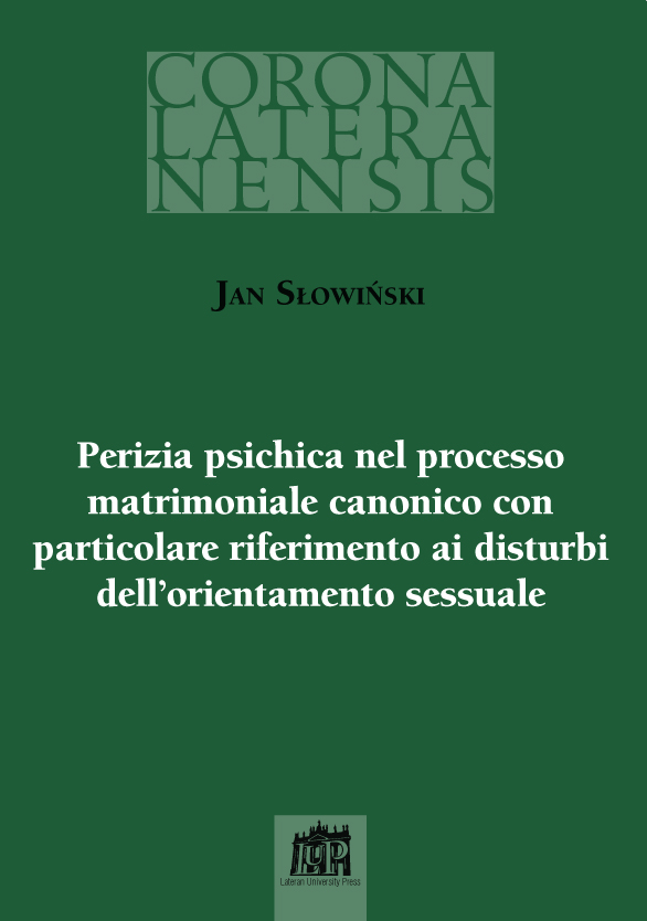 Perizia psichica nel processo matrimoniale canonico con...