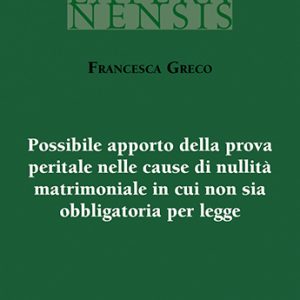 Possibile apporto della prova peritale nelle cause di nullità...