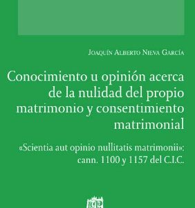 Conocimiento u opinion acerca de la nulidad del propio...