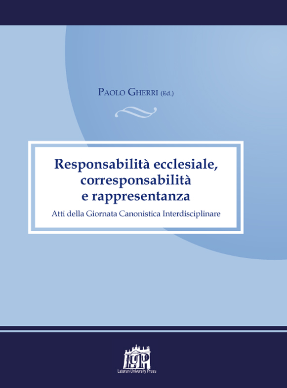 Responsabilità ecclesiale, corresponsabilità e rappresentanza