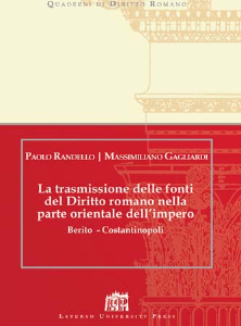 La trasmissione delle fonti del Diritto romano nella parte...