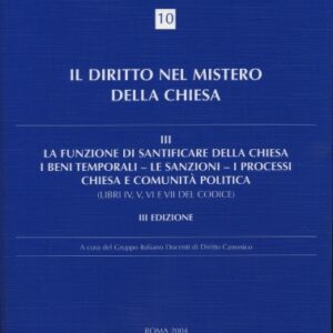 Il Diritto nel mistero della Chiesa vol. III