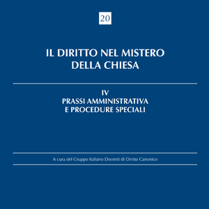 Il Diritto nel mistero della Chiesa vol. IV