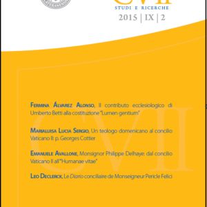 Centro Vaticano II – Studi e ricerche 2015/IX/2