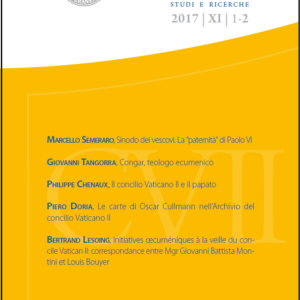 Centro Vaticano II – Studi e ricerche 2017/XI/1-2